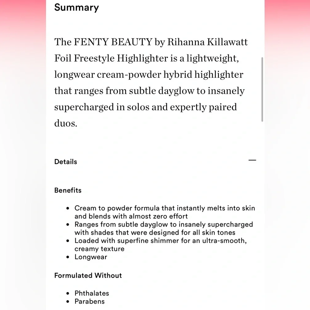 Fenty ‘Girl Next Door/Chic Phreak’ Killawatt Freestyle Highlighter - Picture 6 of 7